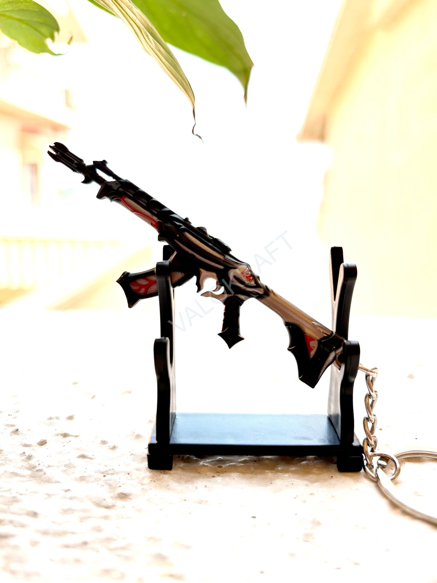 [9 CM] Reaver Vandal Miniature Full Metal Keychain with Ring Replica from the FPS game Valo